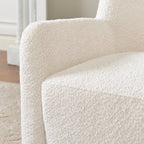 Vestie Chenille Swivel Barrel Chair