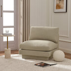 Montyne Bouclé Armless Chair