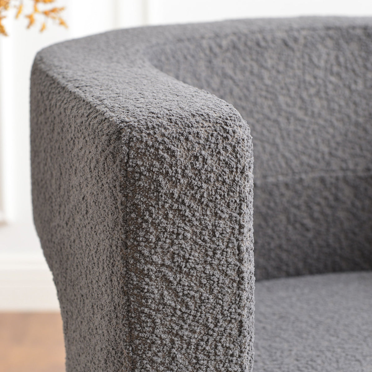 Herbert Modern Bouclé Armchair