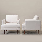 Samuel Tapered Linen ArmChair