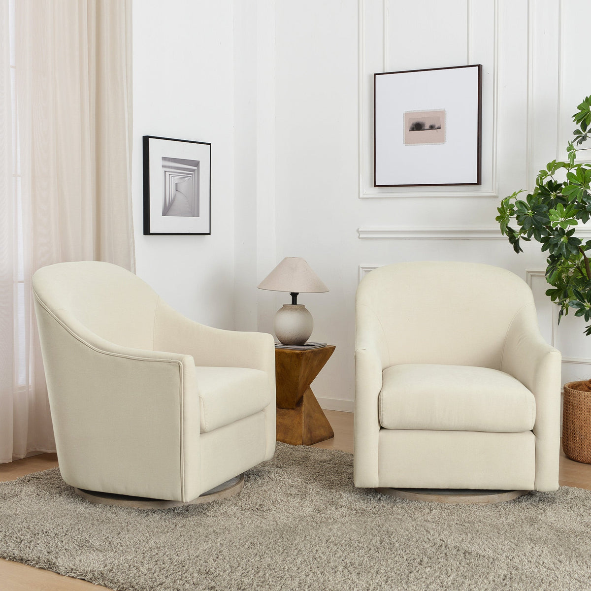 Ethel Swivel Nursery Glider