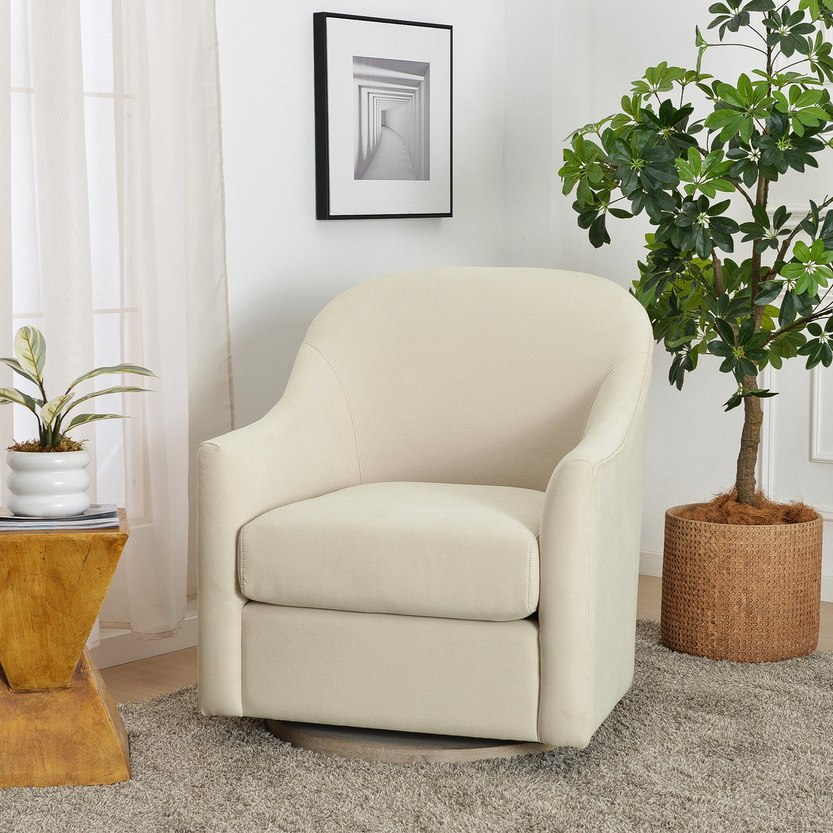 Ethel Swivel Nursery Glider