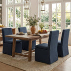 Diane Performance Dining Side Chair with Casters