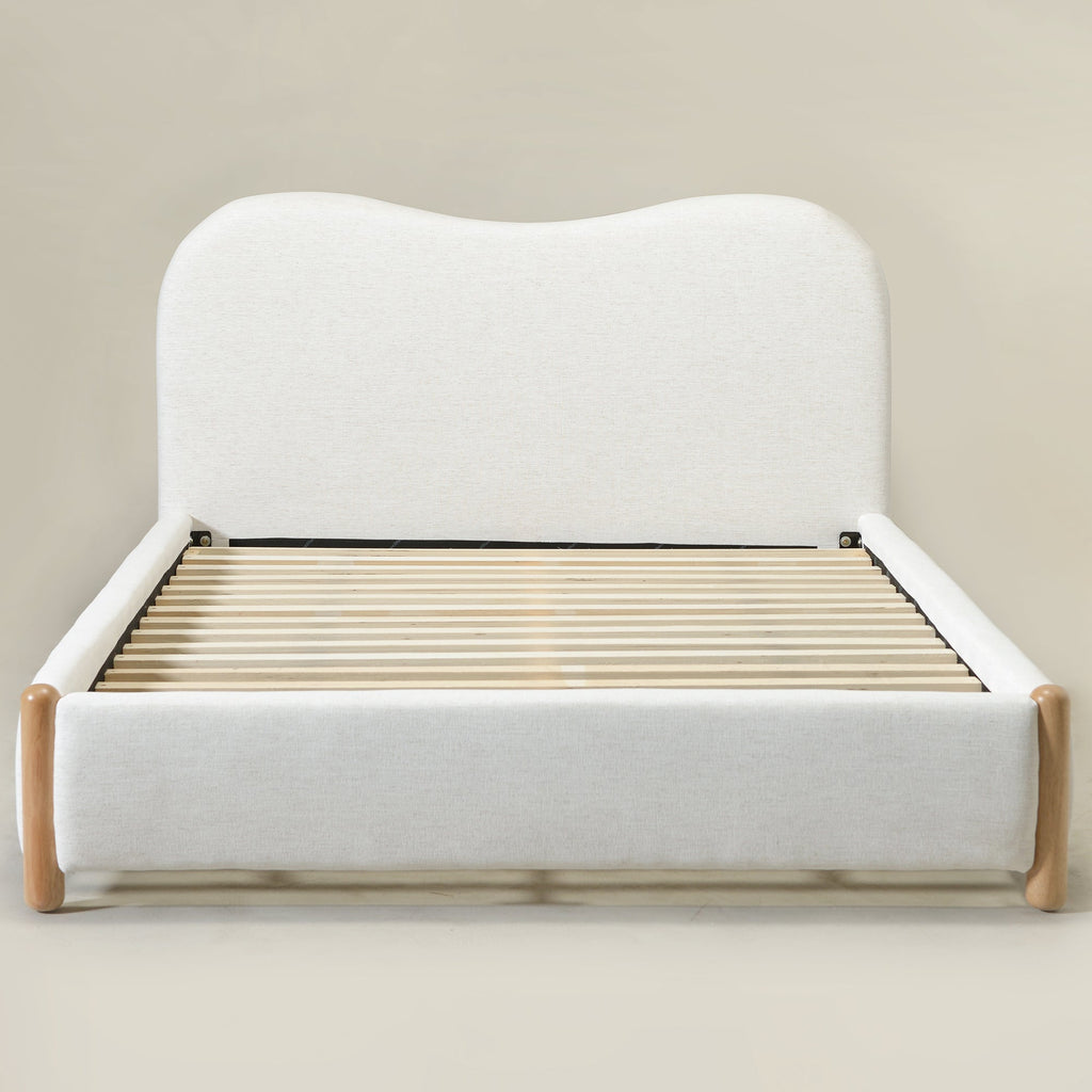 Dorothy Linen Platform Bed