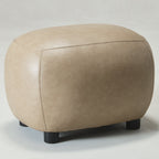 Elmer Faux Leather Ottoman