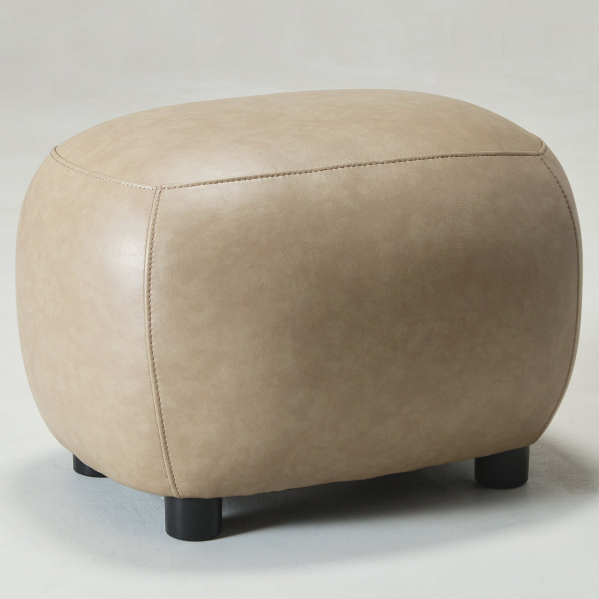 Elmer Faux Leather Ottoman
