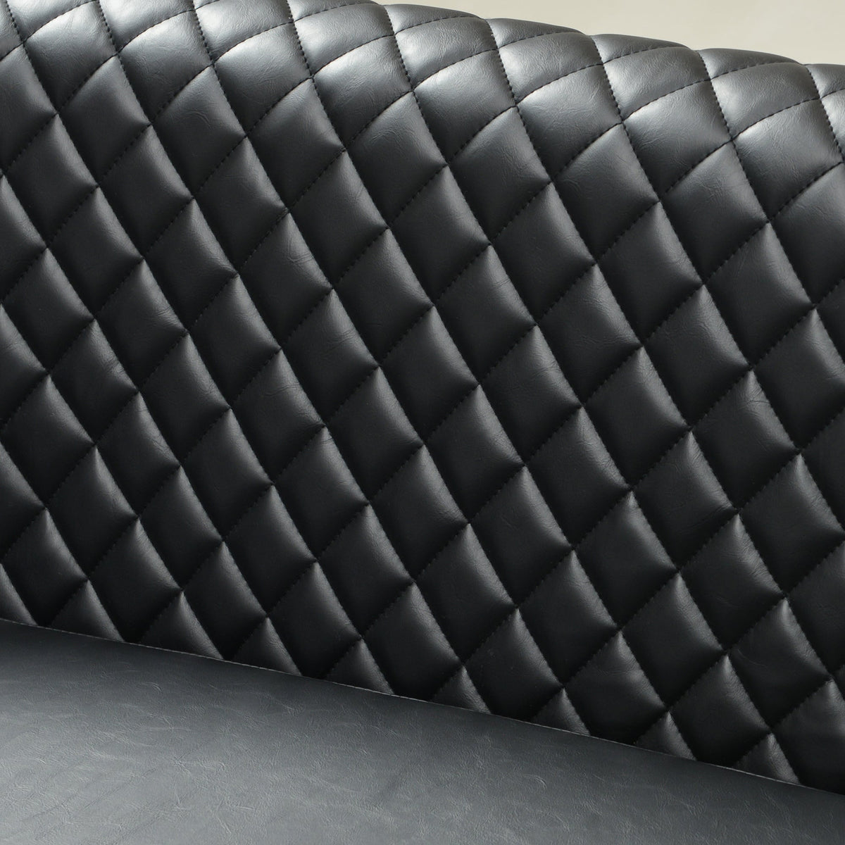 Logan Faux Leather Tufted Loveseat