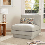 Montyne Linen Armless Chair