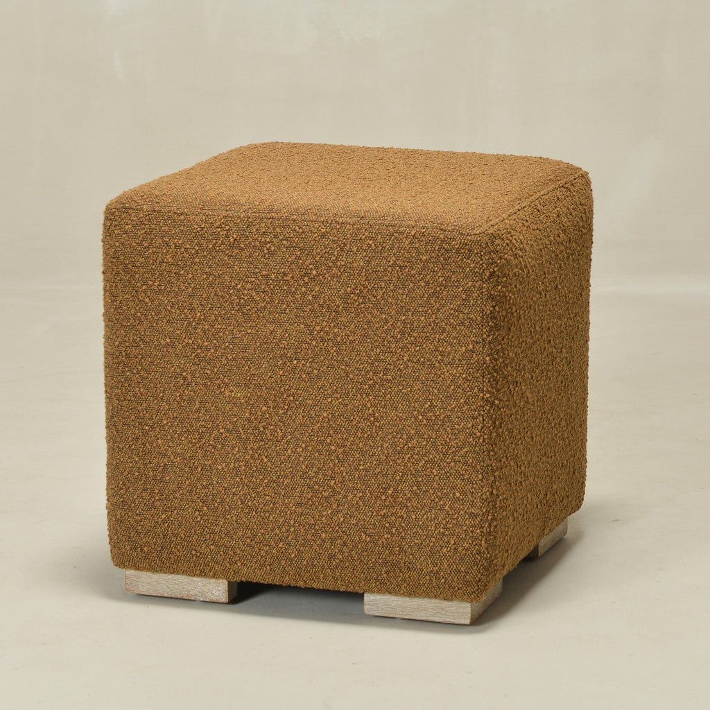 Ida Bouclé Square Ottoman