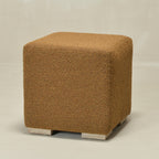 Ida Bouclé Square Ottoman