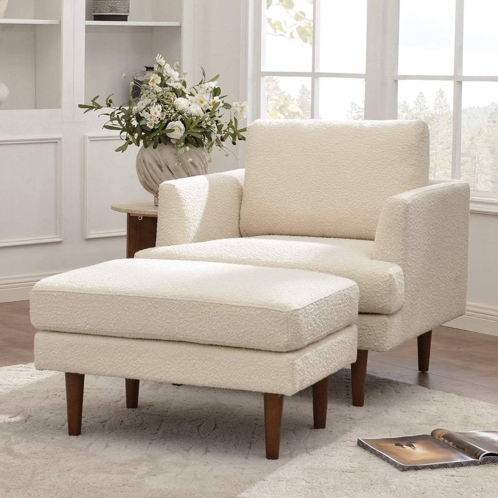 Samuel Tapered Bouclé ArmChair