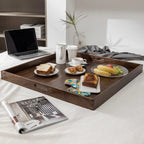Teratect Square Black Walnut Serving Tray