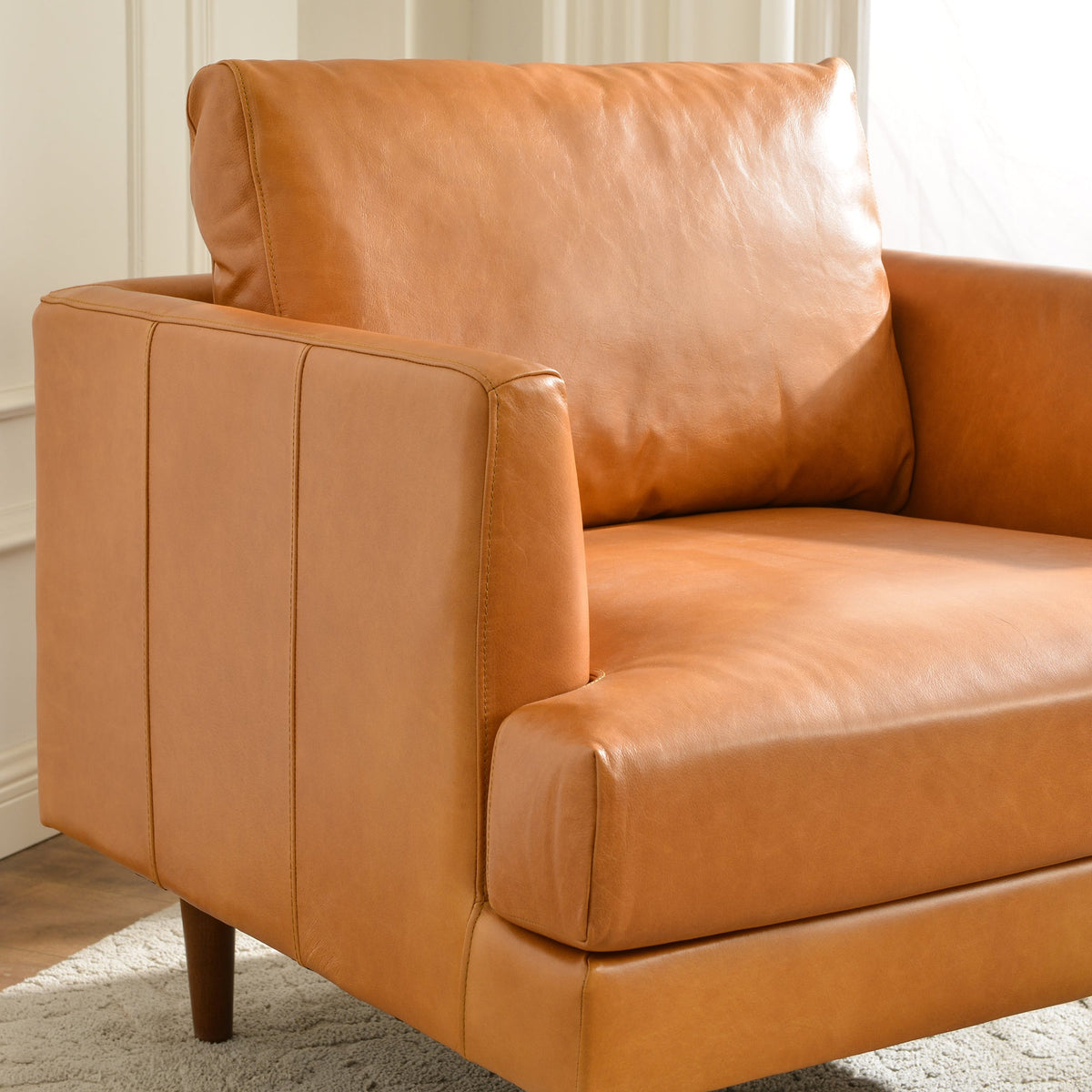 Samuel Premium Leather Armchair