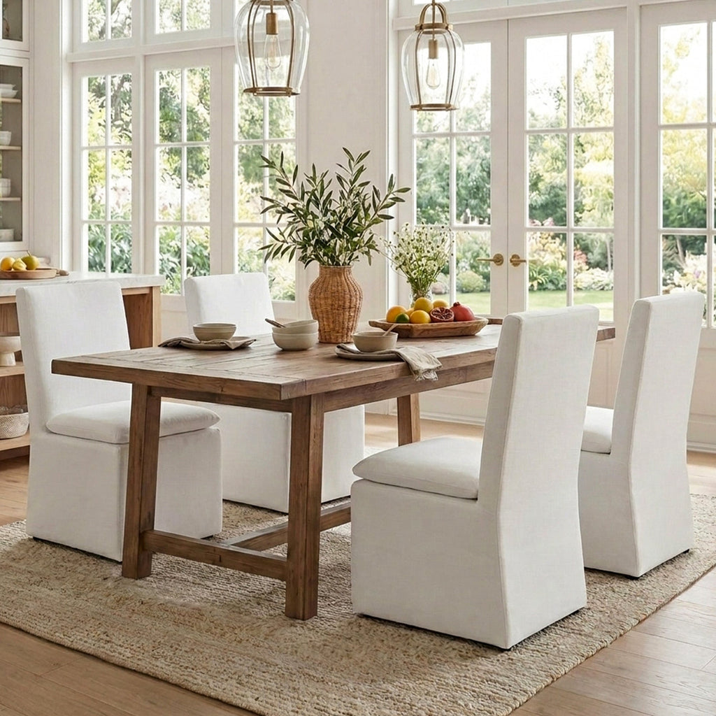 Diane Performance Dining Side Chair with Casters