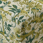 Teratect Exclusive | Ida Embroidered Fabric Square Ottoman