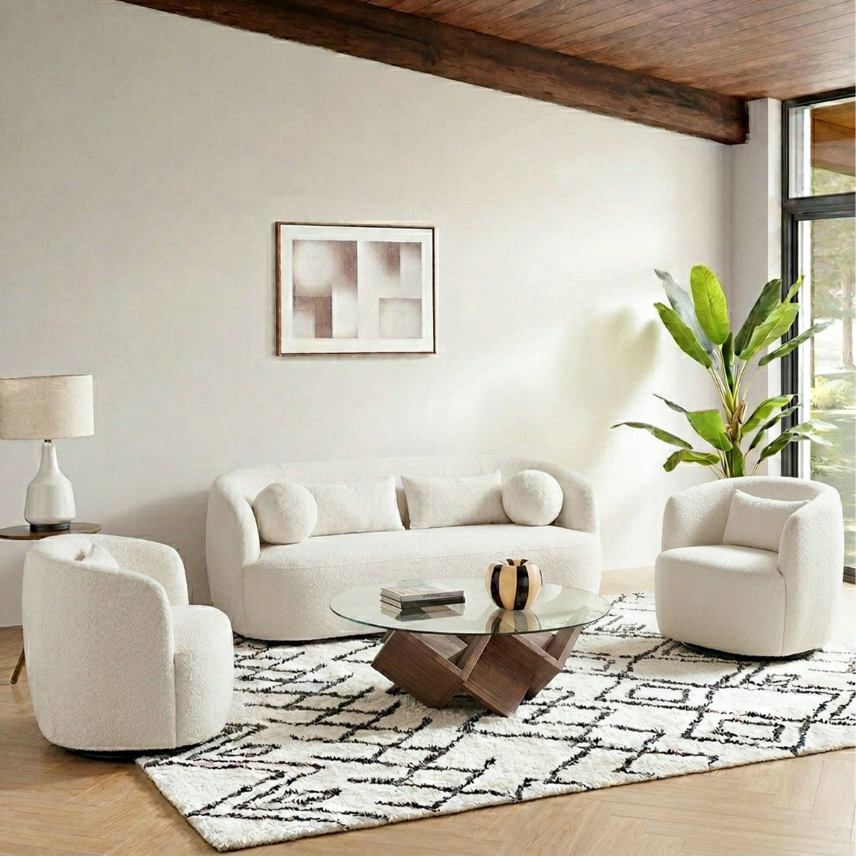 Ashlie Bouclé Loveseat
