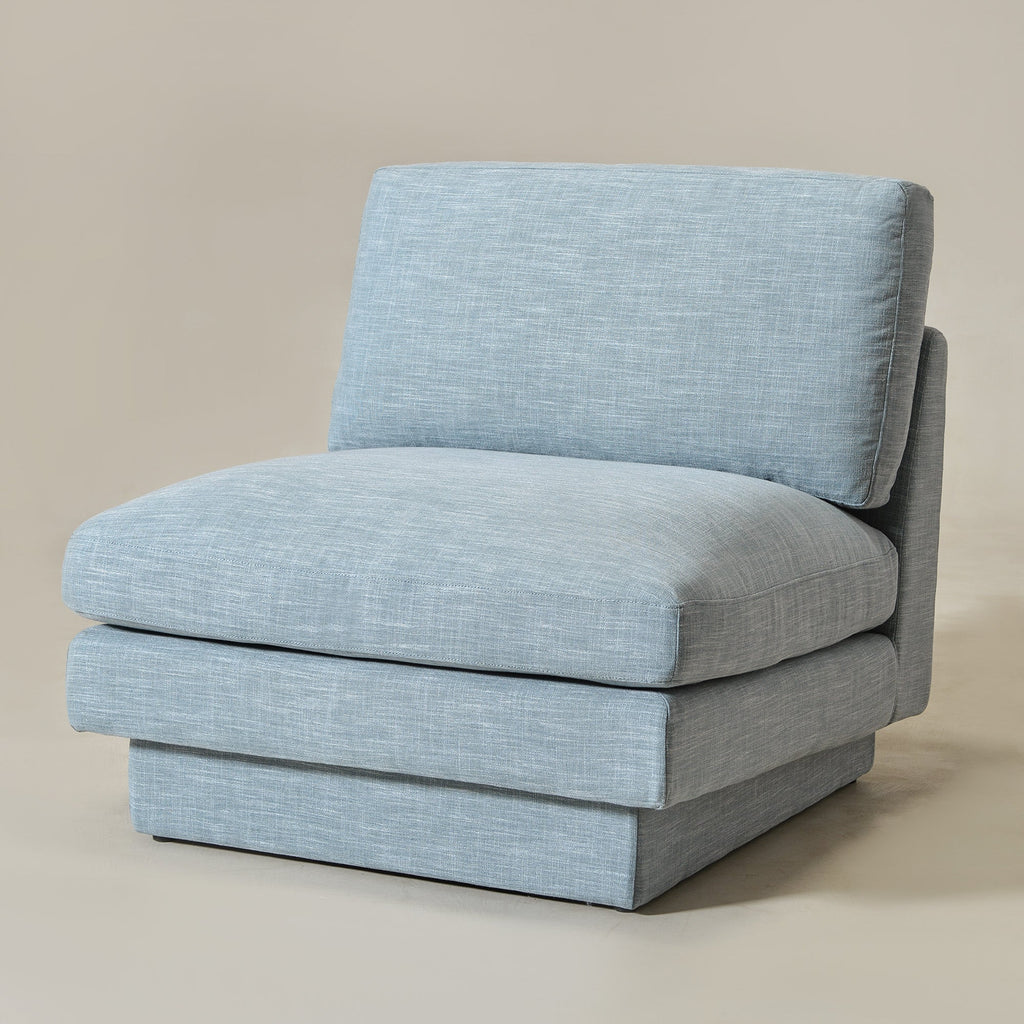 Montyne Linen Armless Chair