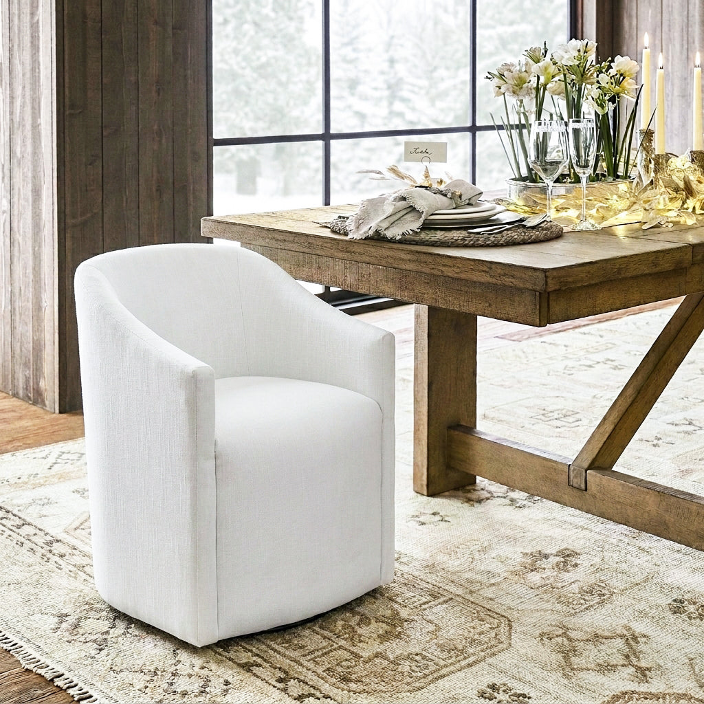 Rafa Performance Linen Dining Chair