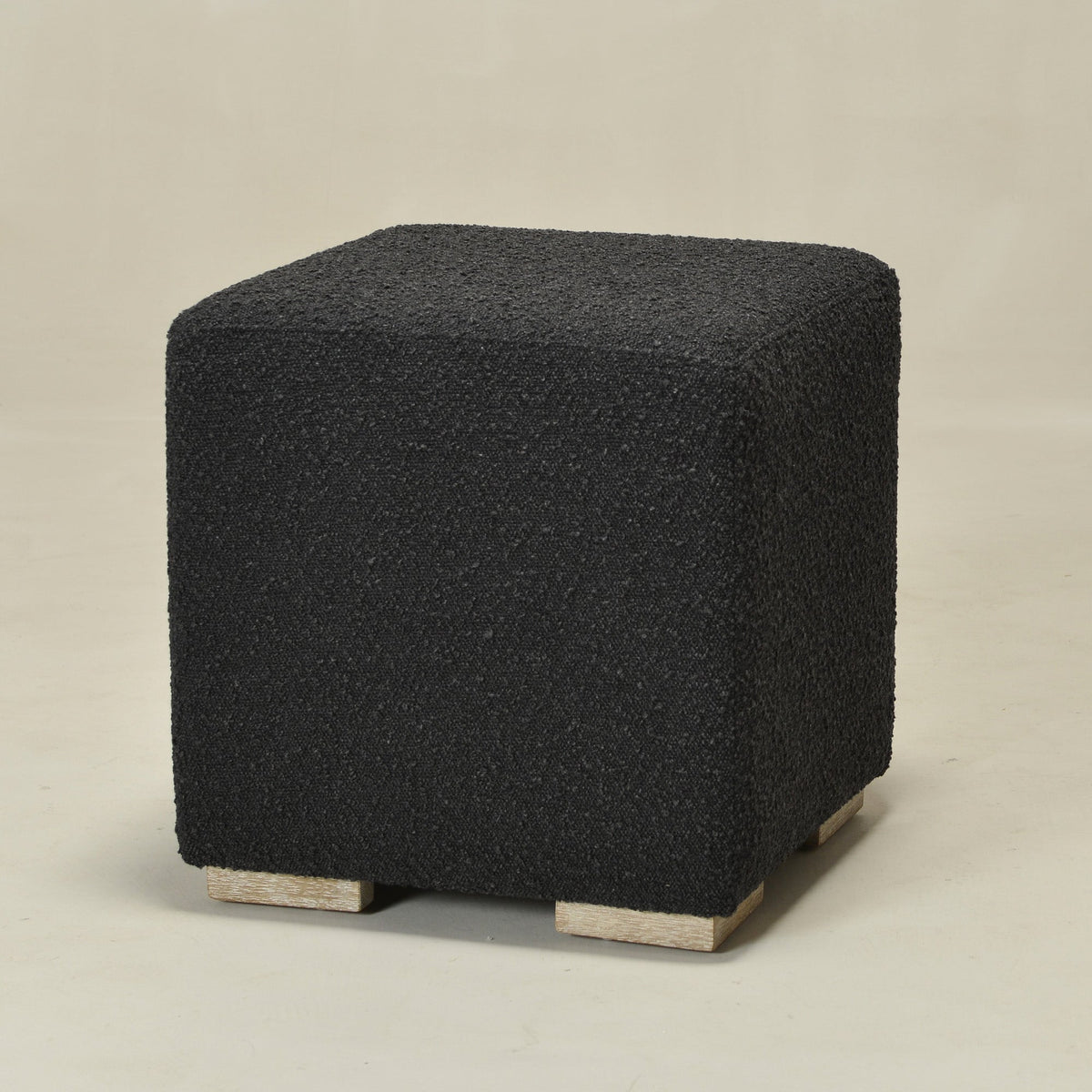 Ida Bouclé Square Ottoman