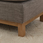 Albert Premium Linen Ottoman