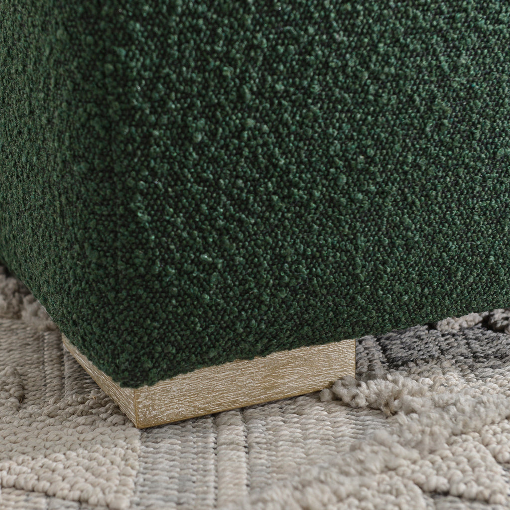 Ida Bouclé Square Ottoman