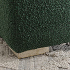 Ida Bouclé Square Ottoman