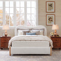 Dorothy Linen Platform Bed