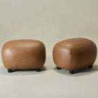 Elmer Faux Leather Ottoman