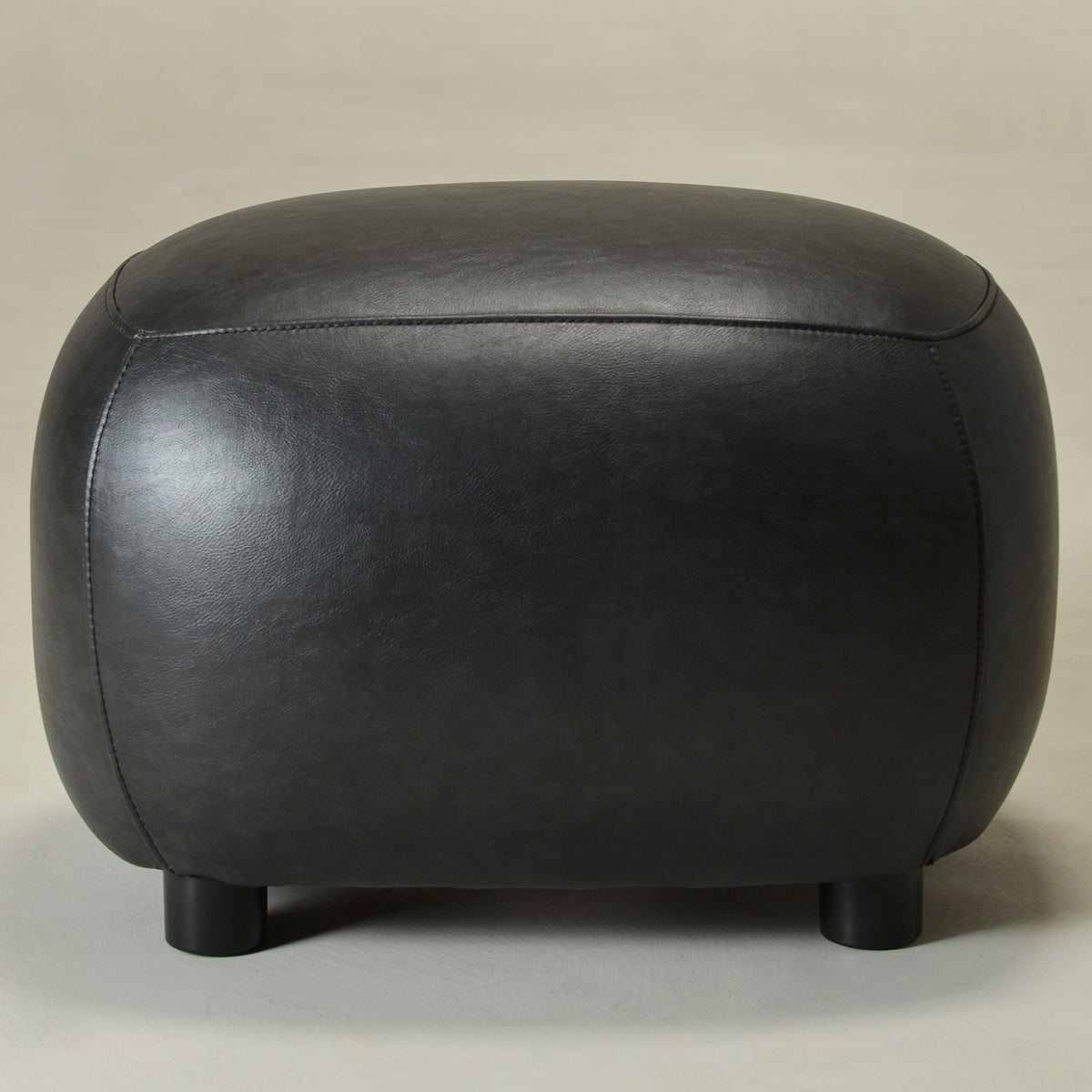 Elmer Faux Leather Ottoman