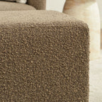 Ida Bouclé Square Ottoman