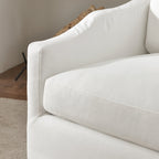 Charles Slipcover Swivel Barrel Chair