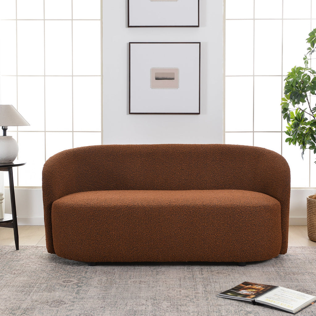 Everitte Bouclé Loveseat Sofa