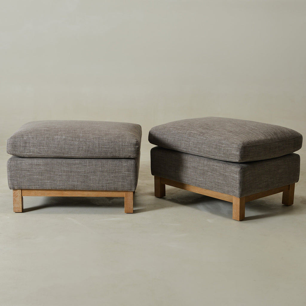 Albert Premium Linen Ottoman