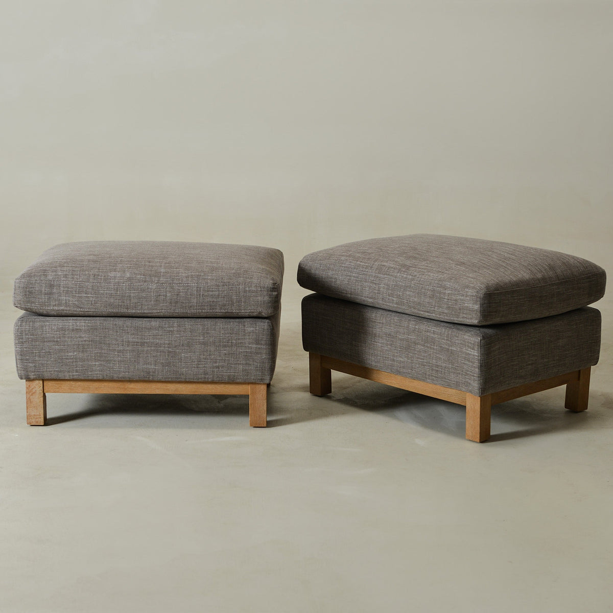 Albert Premium Linen Ottoman