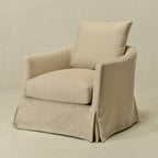 Eliza Slipcover Swivel Barrel Chair