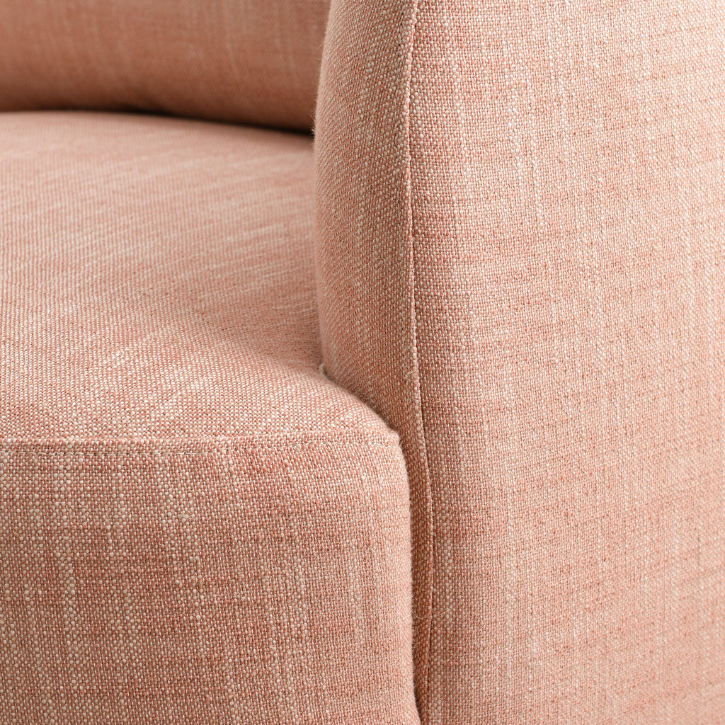 Ashlie Linen Swivel Barrel Chair