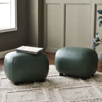 Elmer Faux Leather Ottoman