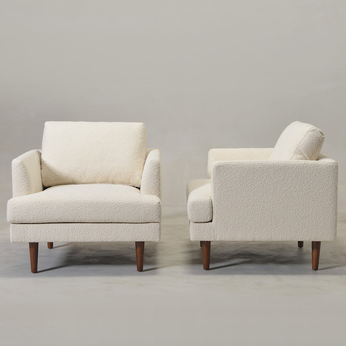 Samuel Tapered Bouclé ArmChair