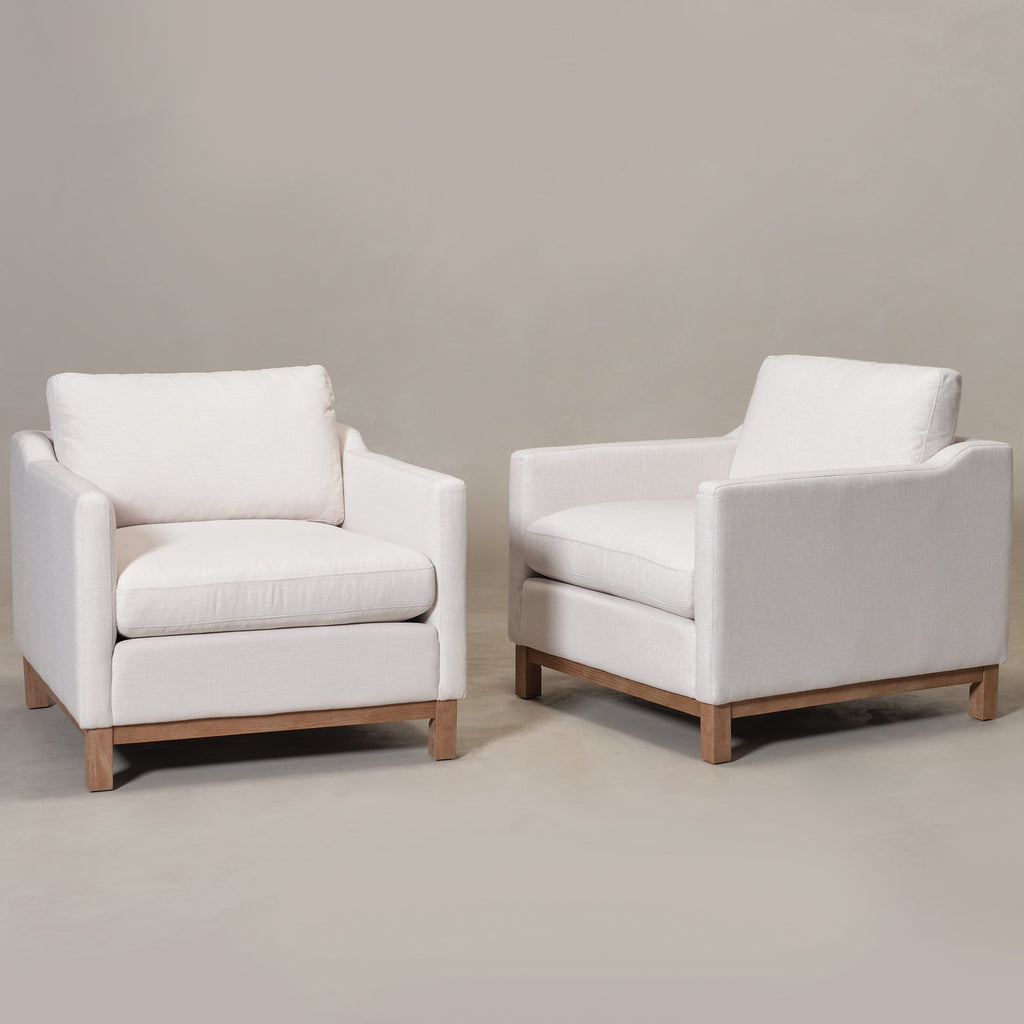 Albert Premium Linen Armchair