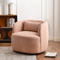 Ashlie Linen Swivel Barrel Chair