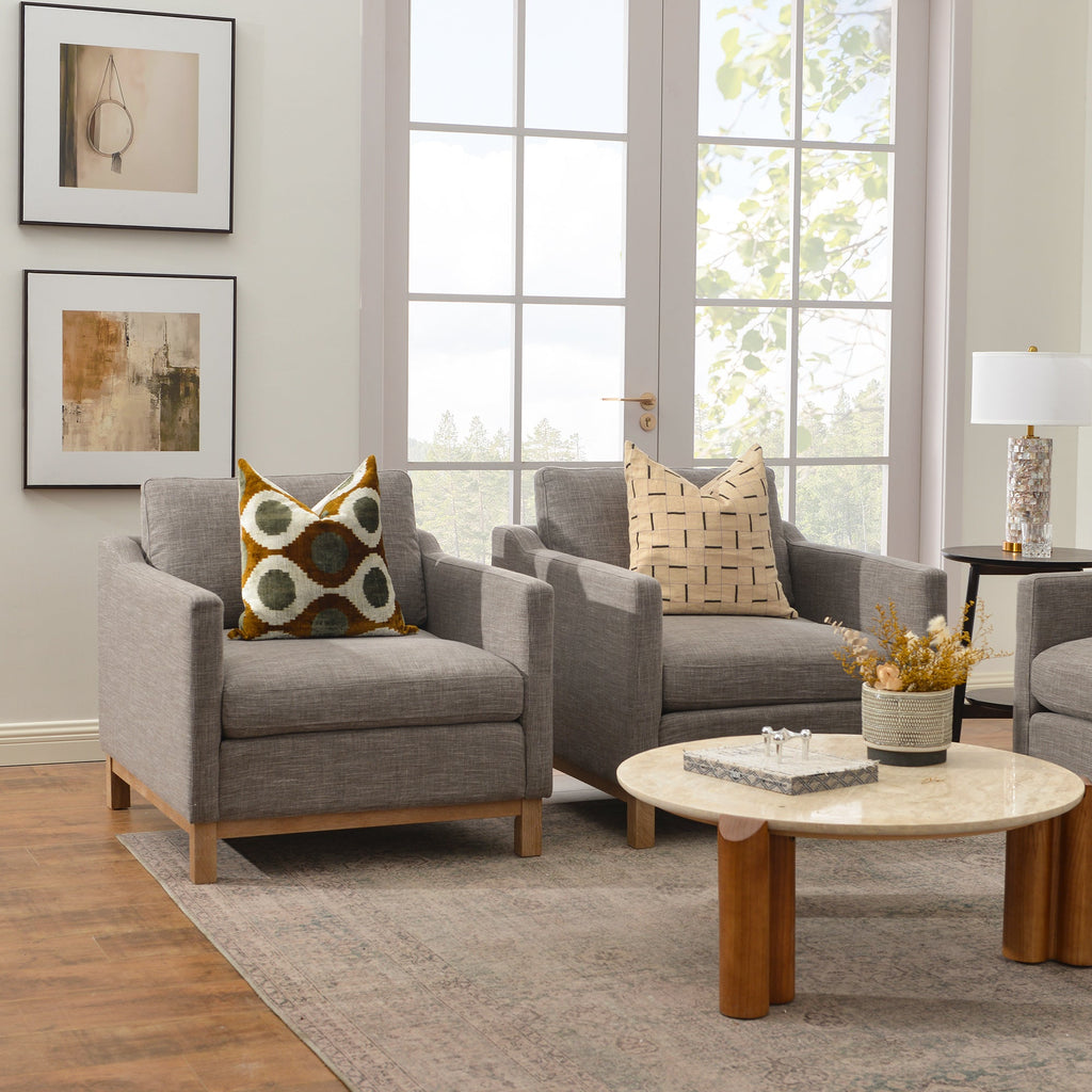 Albert Premium Linen Armchair