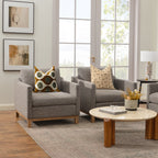 Albert Premium Linen Armchair