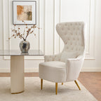 Letitia Velvet Wingback Accent Chair