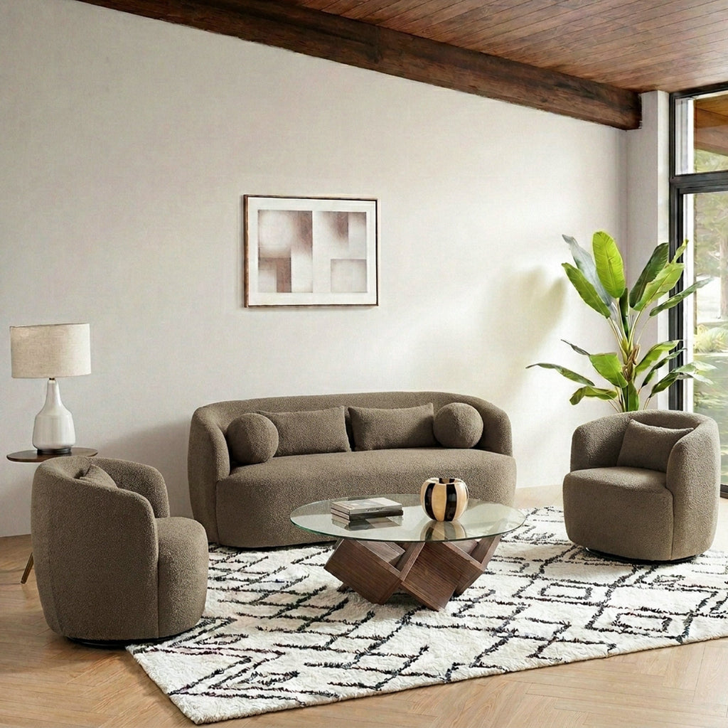 Ashlie Bouclé Loveseat