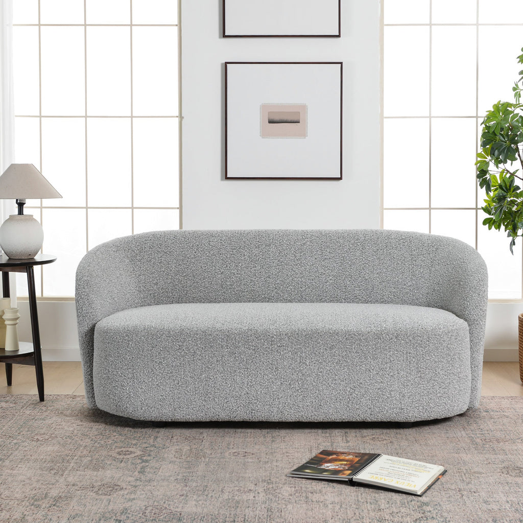 Everitte Bouclé Loveseat Sofa