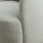 Ashlie Linen Swivel Barrel Chair