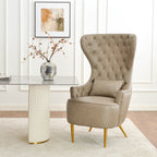 Letitia Faux Leather Wingback Chair
