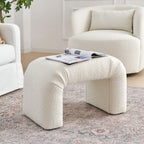 Norris Bouclé Ottoman