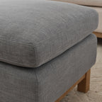 Albert Premium Linen Ottoman