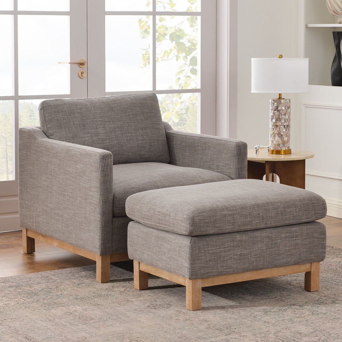 Albert Premium Linen Armchair